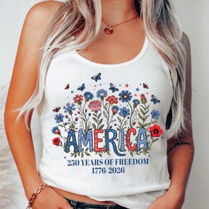 American Flag Tank Top - Etsy