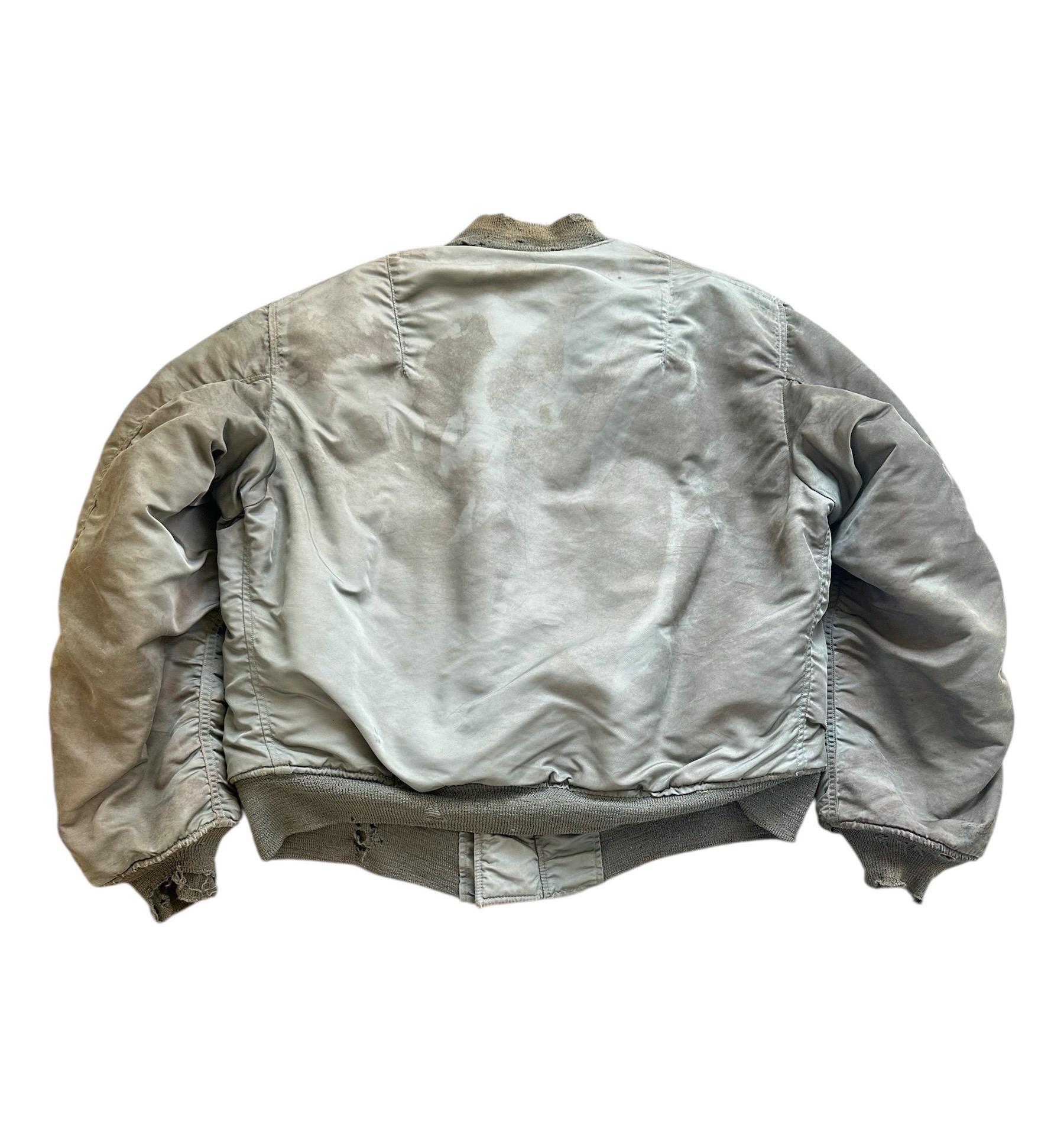 Vintage 50s USAF MA-1 Flight Jacket by Tops Apparel Distressed - Etsy