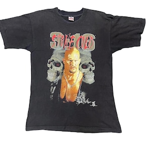 Vintage 90s Stone Cold Steve austin 3.16 wrestling tee / L size