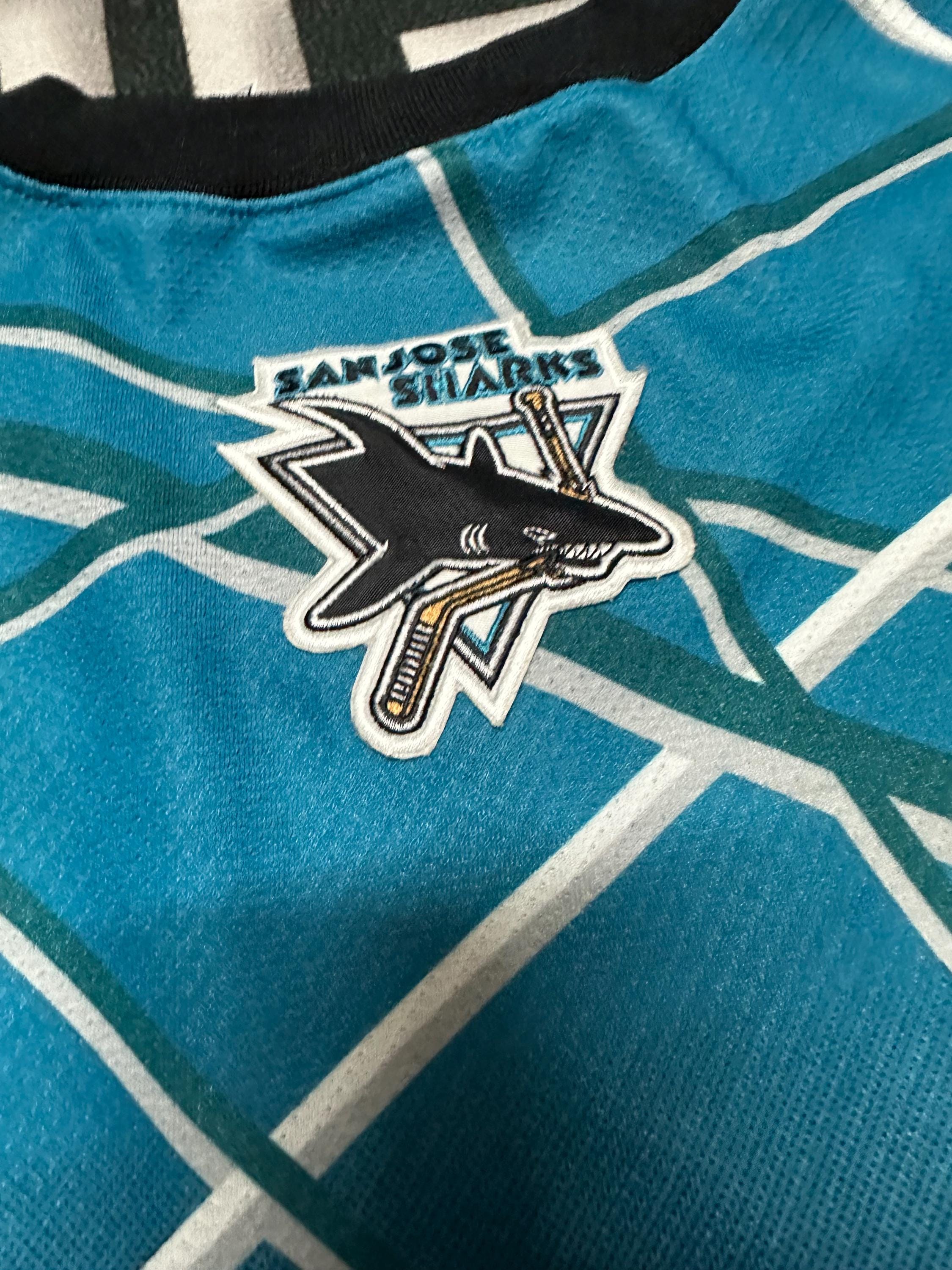 Vtg 90s Nike San Jose Shark Hockey Ice Jersey - Etsy