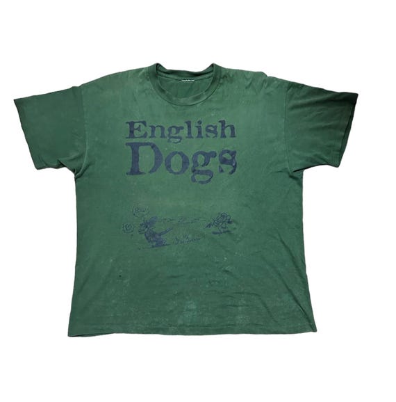 Vintage 90s English Dogs Punk Band Tee - XL, Single Stitched - Etsy