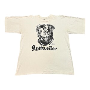Vintage 90s Rottweiler big face tee