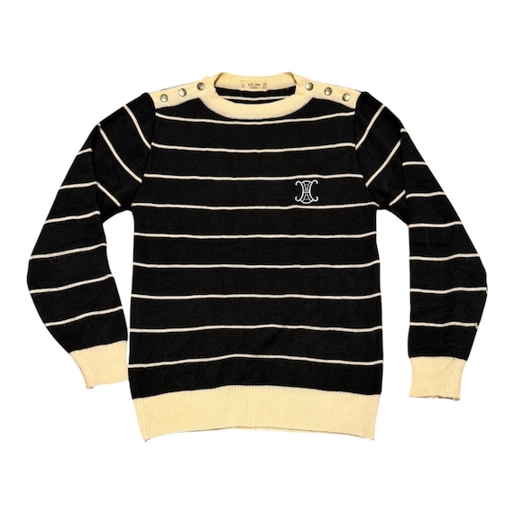 Celine, Vtg 80s Celine knit sweater