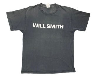 T-shirt Vtg Will Smith Movie Men In Black / Taille L