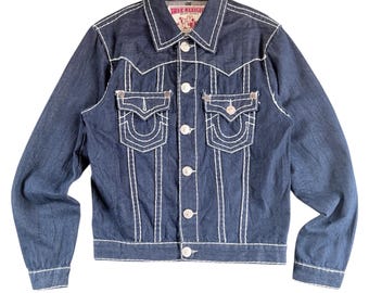 vtg True religion denim jacket / xl size