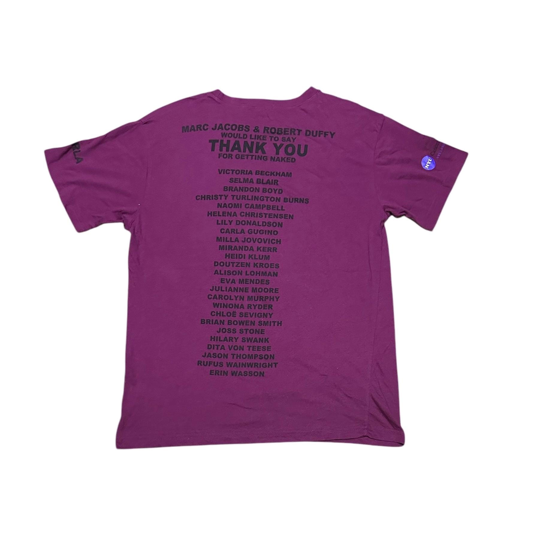 MARC JACOBS & ROBERT DUFFY フォトT / EVA Vtg Marc Jacobs Tee Robert Duffy/ Xl Size - Etsy
