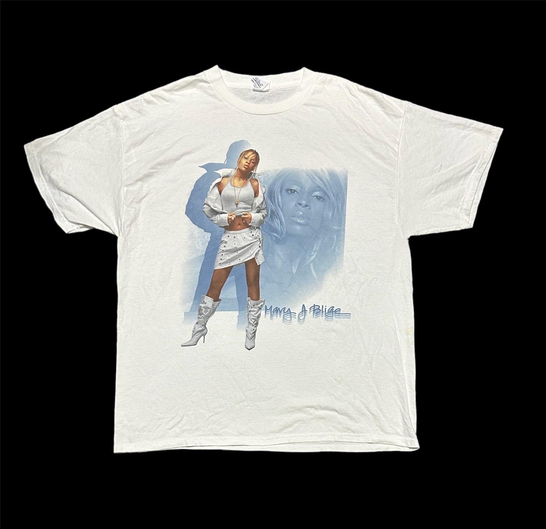 White Mary J Blige Shirt - Etsy