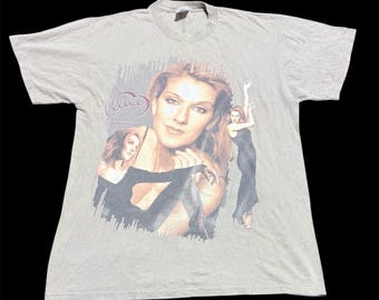 Vintage 2000s Celine Dion Las Vegas Tour T-shirt Size M - Etsy