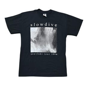 Camiseta vintage de la banda de rock Slowdive, talla M