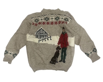 vtg Großer Farbverlauf von benetton wolle strick