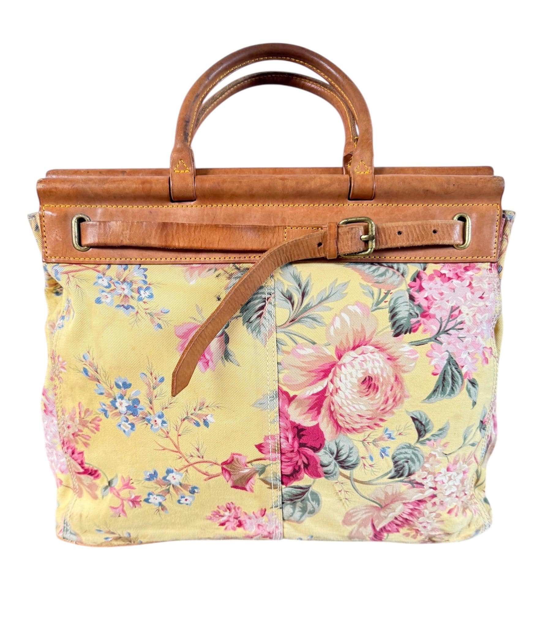 Vintage Ralph Lauren Floral Bag - Etsy