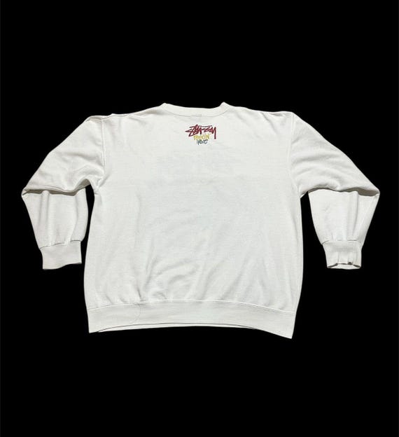 Vintage 80s Old Stussy Feelin Irie Rasta Surfman Sweatshirt - Etsy