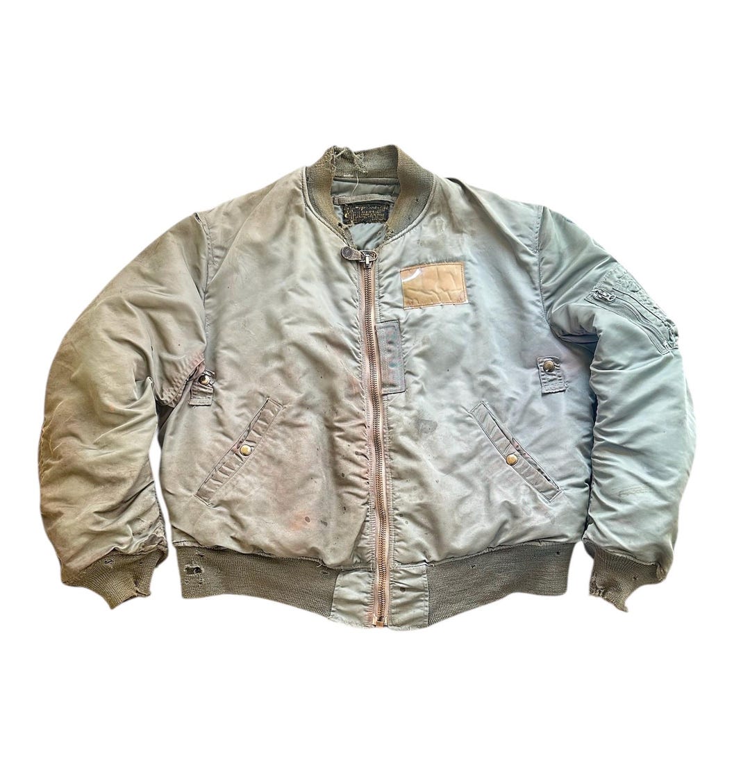 USAF ma-1 オリジナル 50s Bタイプ  TUNER社製 Vintage 50s USAF MA-1 Flight Jacket by Tops Apparel Distressed - Etsy
