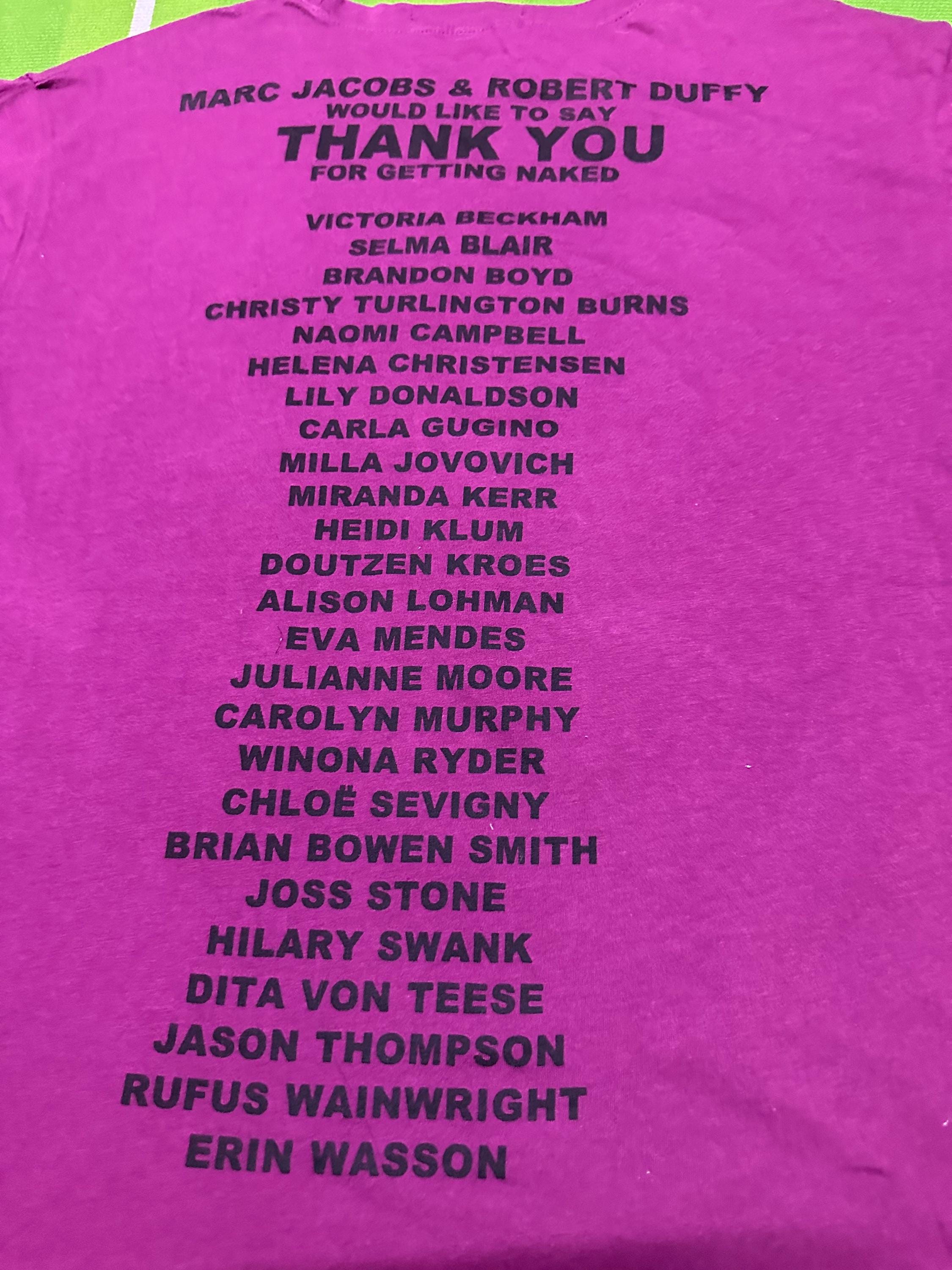 Vtg Marc Jacobs Tee Robert Duffy/ Xl Size - Etsy