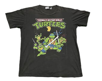 tee-shirt vintage des années 90 Teenage Mutant Ninja Turtles/taille xl/fabriqué au Japon