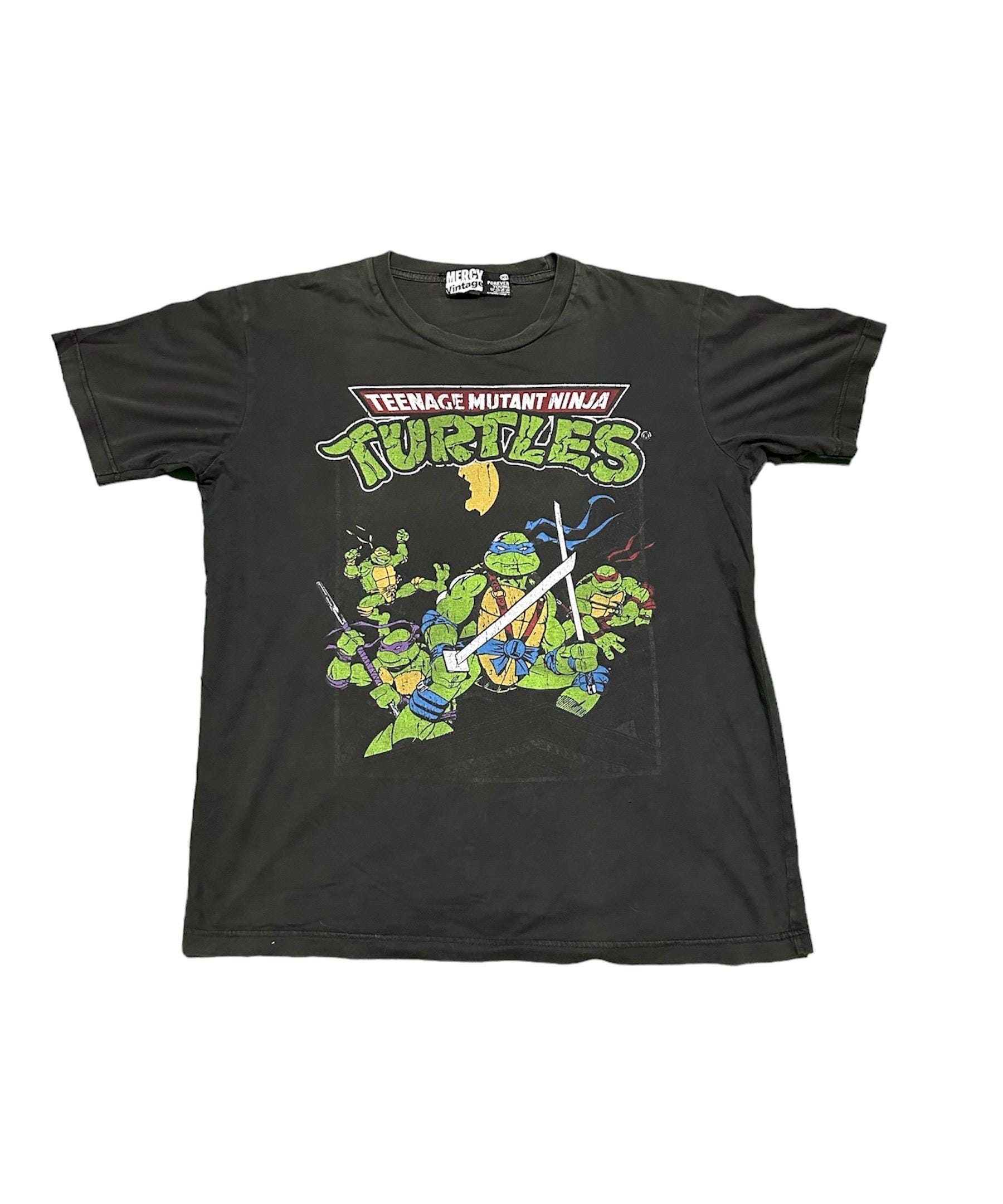 Vintage 90s Teenage Mutant Ninja Turtles Tee/ Xl Size/ Made in