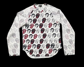 Comme des garcons Homme plus jersey met lange mouwen en doorlopende riempjes / klein formaat