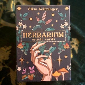 Herbarium Oracle Cards, full size oracle deck with guidebook, Elisa Seitzinger
