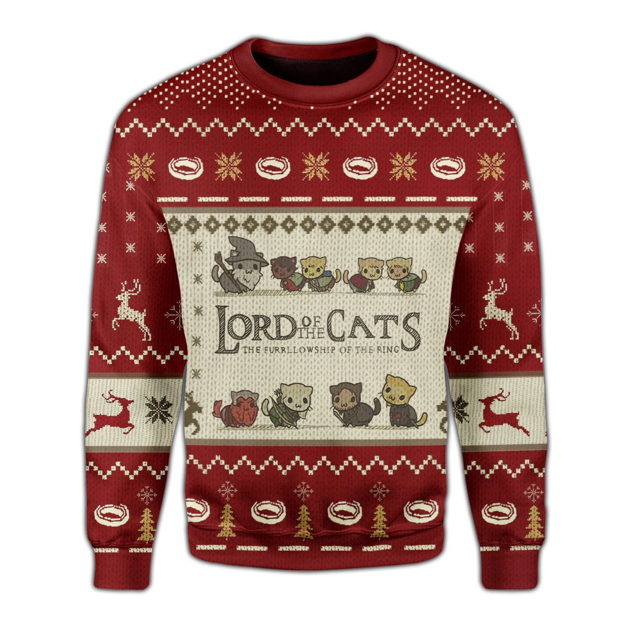 Discover Cute Lord Of The Cats Ugly Christmas Sweater
