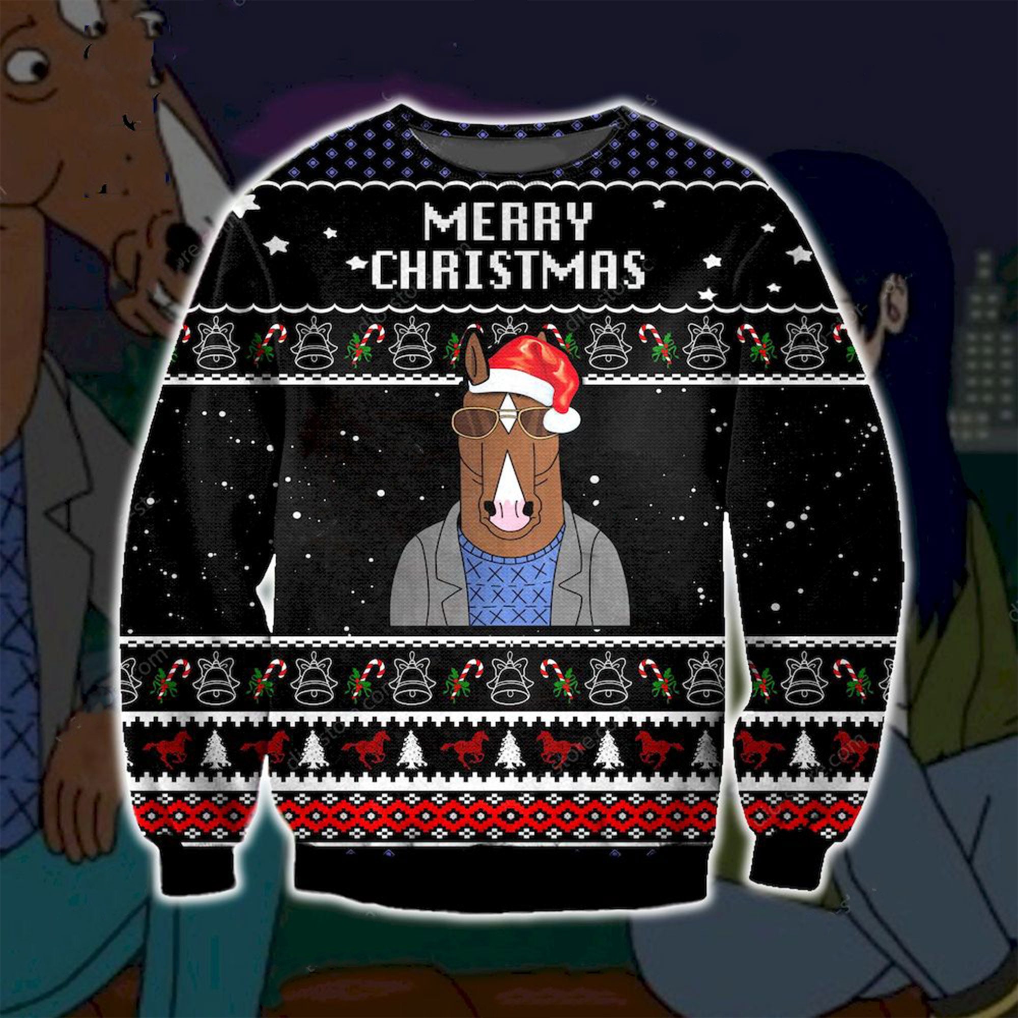 Discover Bojack Horseman Ugly Christmas Sweater