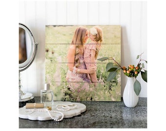 Personalized Pallet Sign, Pallet Art, Pallet Wall Art, Photo Pallet, Custom Photo Pallet, 5th Anniversary, Anniversary Gift, Rustic Decor