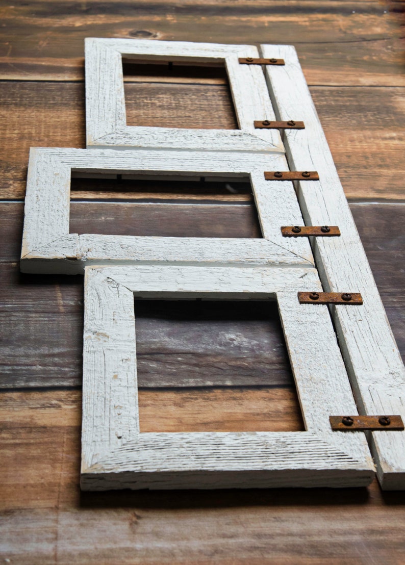 Barnwood Mixed Collage Frame 3 5x7 Multi Opening Image 0