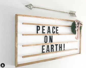 Marquee Sign, Farmhouse Wall Decor, Farmhouse Sign, Holiday Decor Christmas, Holiday Decor Fall, Wall Decor Living Room, Wall Decor Bedroom