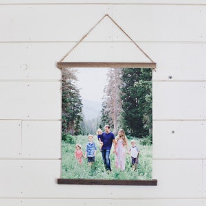 Barnwood Canvas Hanging Print- Rustic Picture Frame. Collage Frame. Wood Picture Frame.