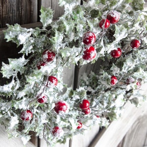 Holiday Wreath, Christmas Wreath, Holiday Decor, Holiday Accent Piece, Farmhouse Home Decor, Farmhouse Wreath, Christmas Decorations, Wreath image 5