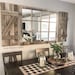 46'x 36' Farmhouse Wall Decor Window Mirror - Rustic Window Mirror - Rustic Mirror - Large Window Mirror - Window Pane Mirror 