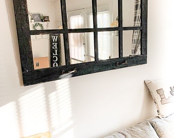 Rustic Window Mirror Rustic Window Mirror, Rustic Window Frame Mirror