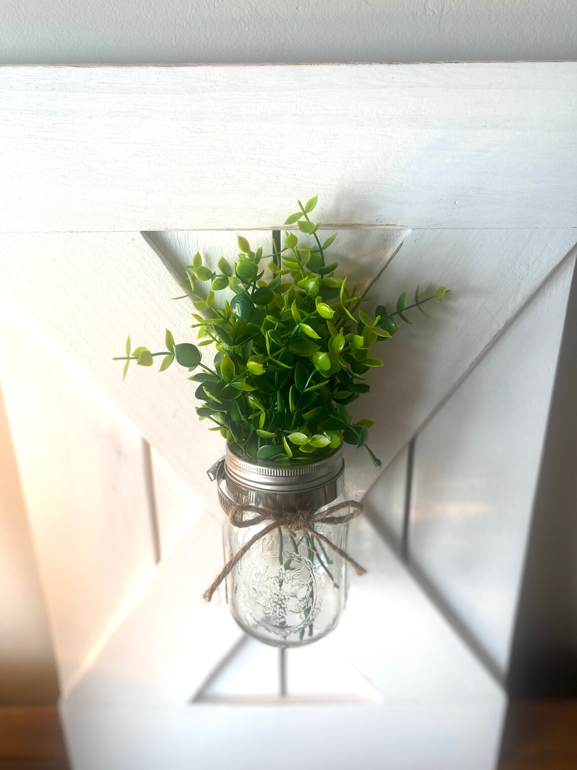 Hanging Mason Jar Farmhouse Wall Decor Mason Jar Sconces Etsy