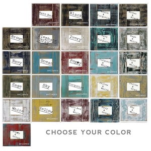 Peut inclure: Un tableau de 20 options de couleurs diff&eacute;rentes pour des cadres photo. Les couleurs incluent Rouge Grange, Noir, Marron & Noir, Gris &Eacute;l&eacute;phant, Ivoire, Marine & Turquoise, Blanc Sauge, Oc&eacute;an, Pavot, Turquoise & Blanc, Pin & Blanc, Jaune & Blanc, Jaune & Gris, Ciel, Turquoise, Rouge Grange & Blanc, Marine & Oc&eacute;an, Blanc, Jaune et Pavot & Oc&eacute;an.