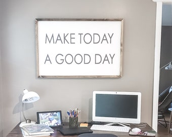decoración de la pared de la granja, letrero inspirador, letrero de madera, arte de pared inspirador, letreros motivacionales, letrero de decoración del hogar, letrero de madera enmarcado, letreros