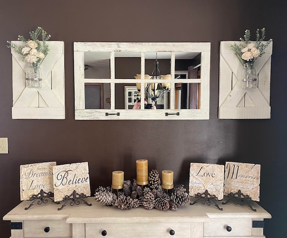 Window pane cheap wall decor