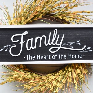 Family Sign, Family Wood Sign, Family Wall Decor, Thanksgiving Decor, Farmhouse Sign, Farmhouse Decor, Farmhouse Wall Decor, Wood Sign,