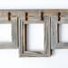 Barnwood Collage Frame 3) 5x7 Multi Opening Frame. Rustic Picture Frame. Picture Frame Collage. Gray Picture Frame. Wood Picture Frame