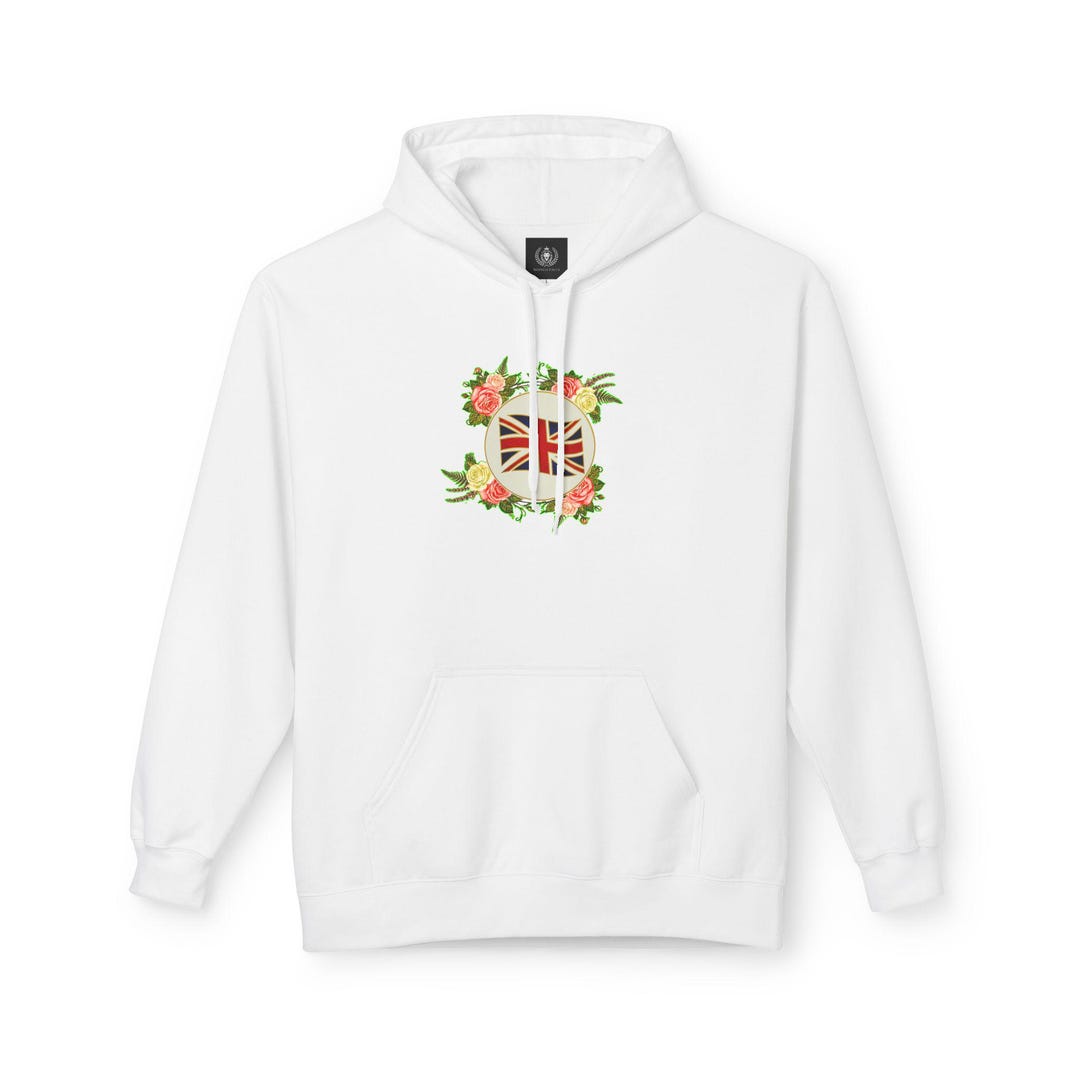 Union Jack Roses Union Jack Roses Hoodie: British Pride Softstyle Sweatshirt - Etsy ...
