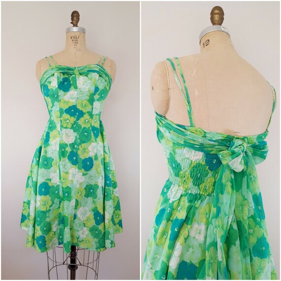 Vintage 1950s Dress / Cole of California Sundress