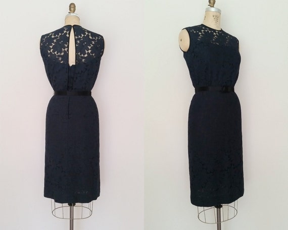 Parting Ways Dress / Vintage 1960s Black Dress / … - image 4