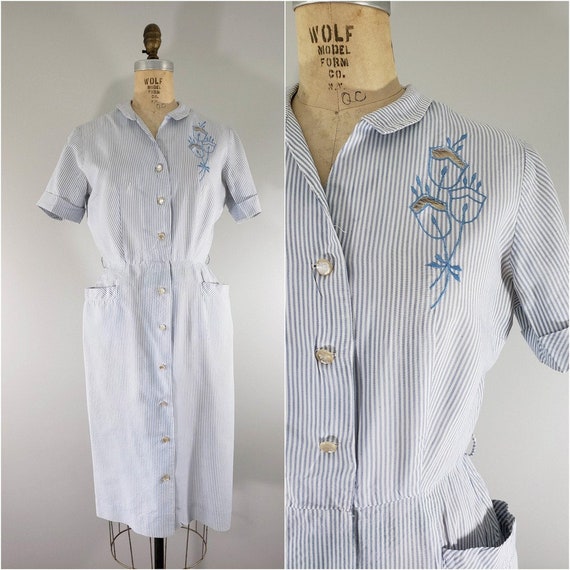 ann taylor blue and white dress Widaad Blue Off Shoulder Mini Dress with 3D Petals