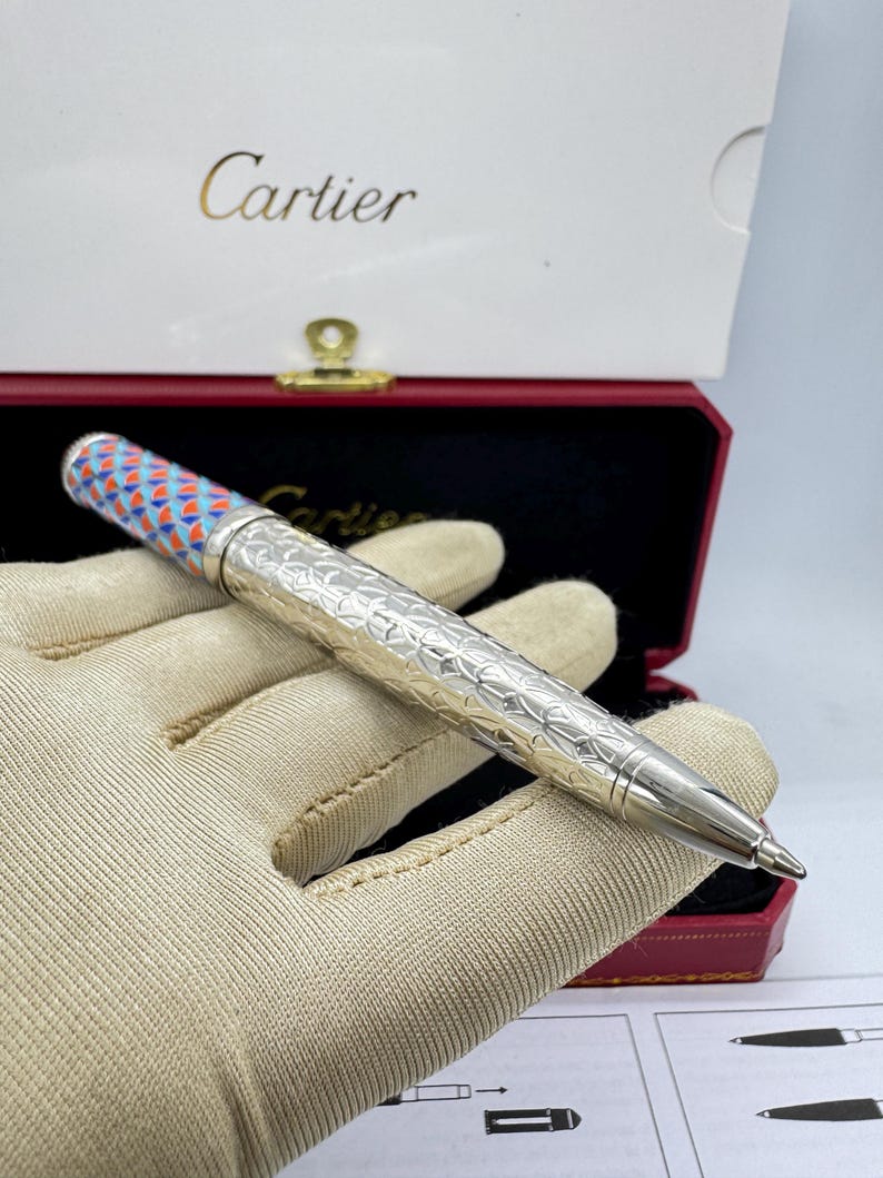 Amazing Cartier Limited Edition With Palm Tree Motif Multi Color Body ...