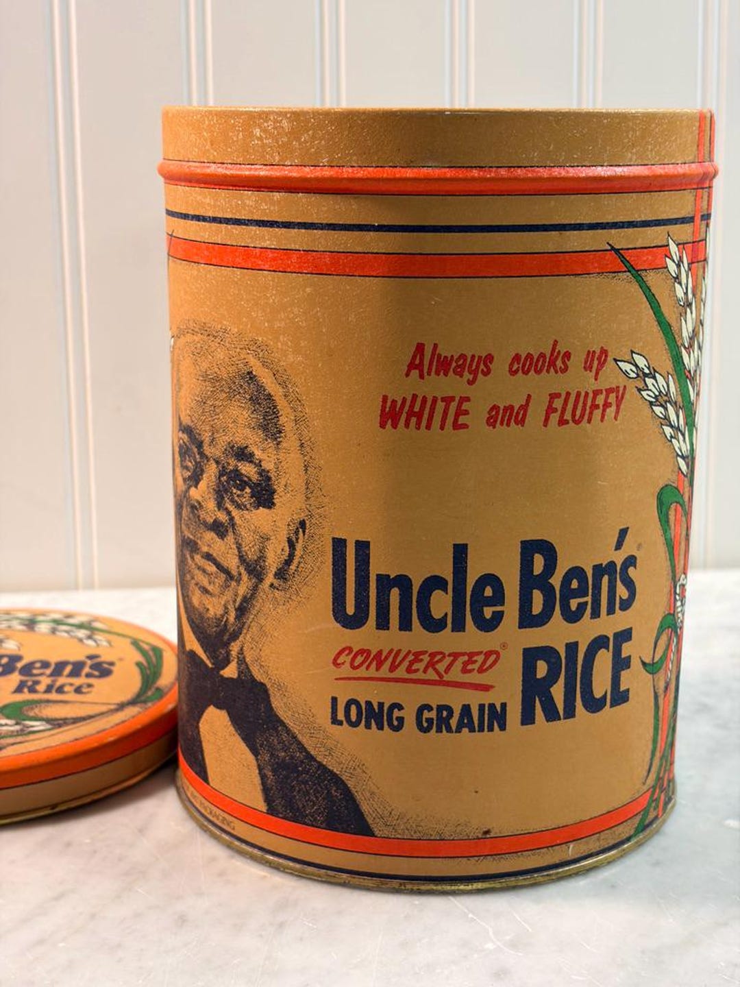 Vintage 1985 Uncle Ben's Converted Rice 64 Oz Advertising Tin - Etsy