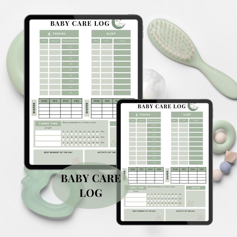 Newborn Baby Care Log Printable | Daily Tracker (PDF) - Etsy Canada
