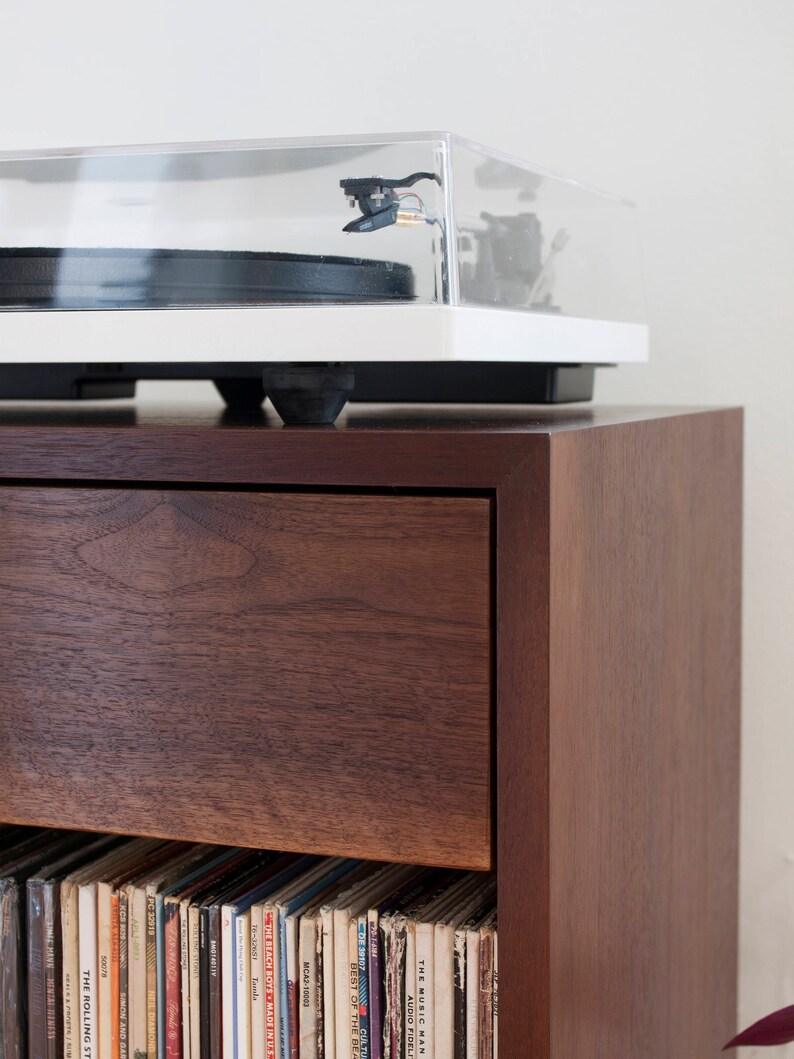 Small Record Cabinet / Turntable Stand with Component ...