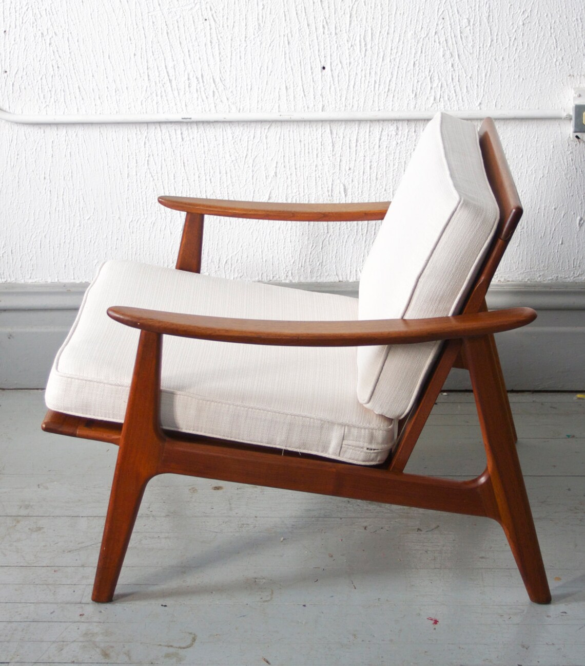 RESERVED Mid Century Modern Danish Style Lounge Chair 50s Etsy