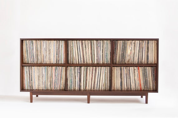 Double Row Record Storage Cabinet Holds 600 750 Lps Uk Double Row Record Storage Cabinet, Vinyl Record Storage Shelf Uk