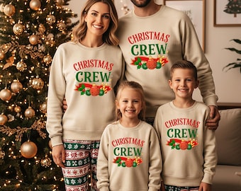 Christmas Crew 2025 Sweatshirt: 100% Cotton, Making Memories Holiday Edition,