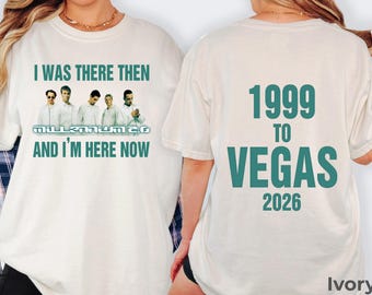 Backstreet Boys Concert Tee - Vegas Residency Pop Music Shirt - millenium 2.0 1999 TO 2026