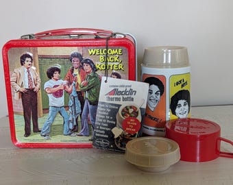 Vintage Welcome Back Kotter Lunchbox With Thermos by Aladdin - Etsy